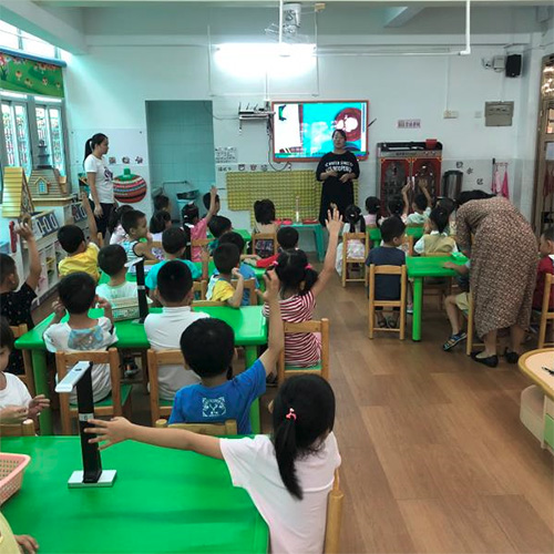 幼兒園手工分享展示互動教學系統
